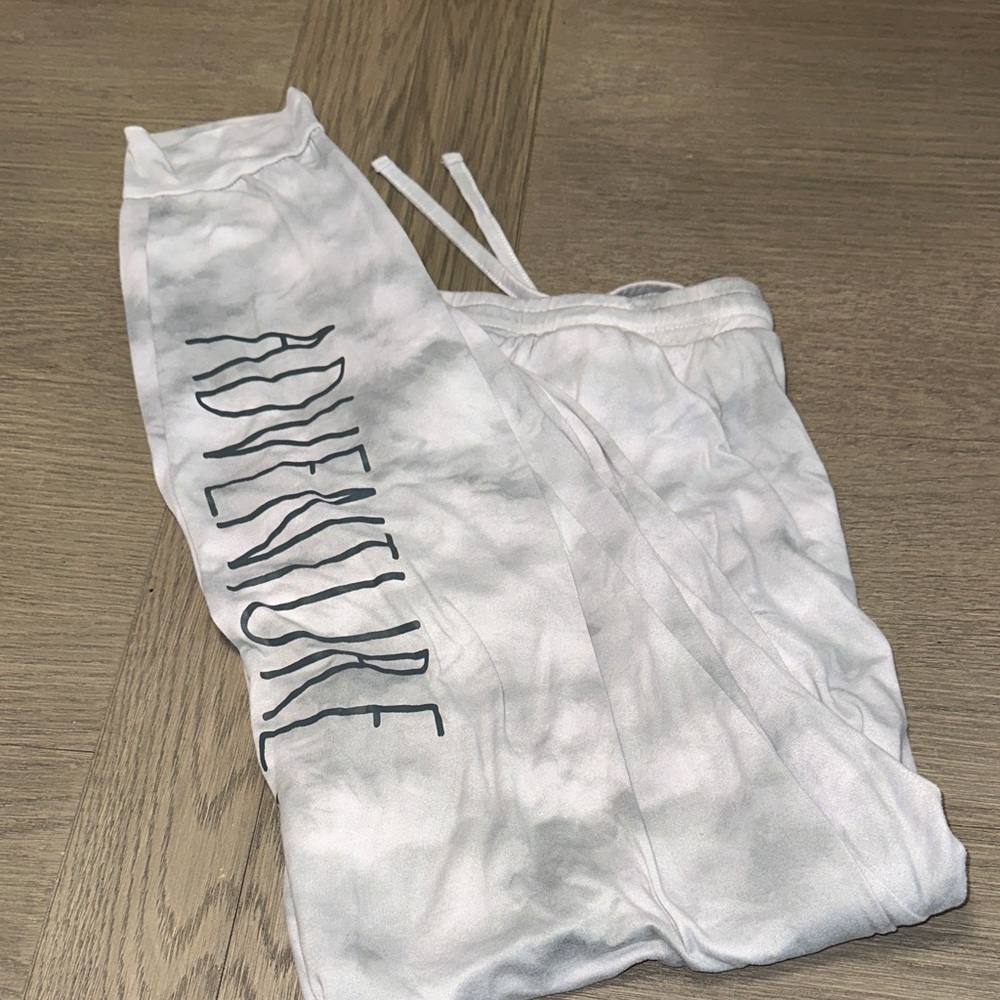 Rae Dunn Kids Adventure Joggers - Gray Tie-Dye